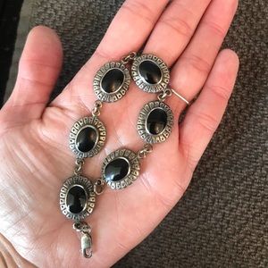Silver .925 & Onyx Bracelet